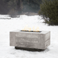 The Outdoor Plus Catalina Wood Grain Fire Pit