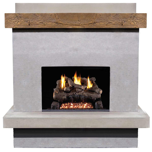 American Fyre Designs 68" Brooklyn Smooth Gas Outdoor Fireplace