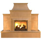 American Fyre Designs 110" Grand Cordova Freestanding Outdoor Fireplace