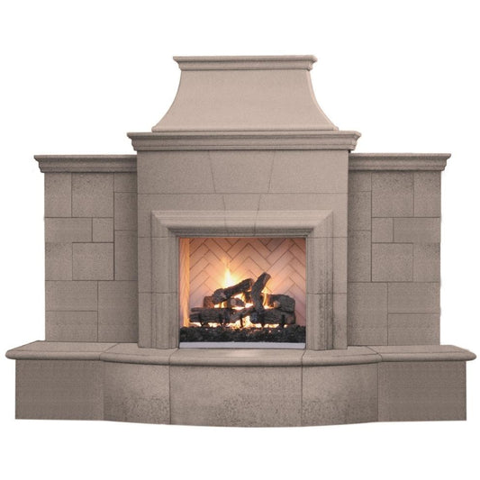 American Fyre Designs 127" Grand Petite Cordova Freestanding Vent-free Outdoor Fireplace