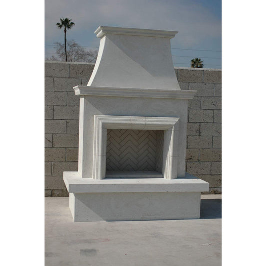 American Fyre Designs 67" Contractors Model with Moulding Gas Outdoor Fireplace