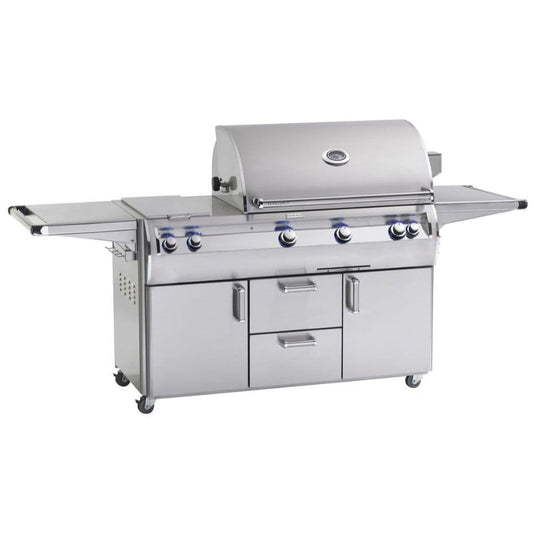 Fire Magic Echelon Diamond 36" E790s Freestanding Portable Gas Grill with Analog Thermometer & Double Side Burner