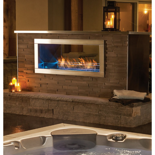 Napoleon Galaxy Series See-Through Outdoor Gas Fireplace
