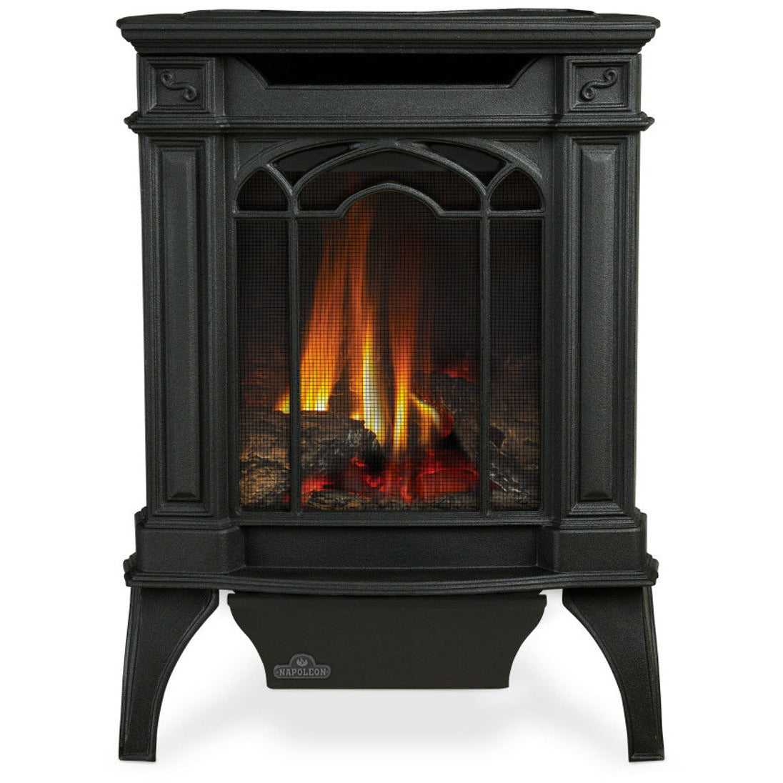 Napoleon Arlington Series Metallic Black Millivolt Ignition Direct Vent Gas Stove