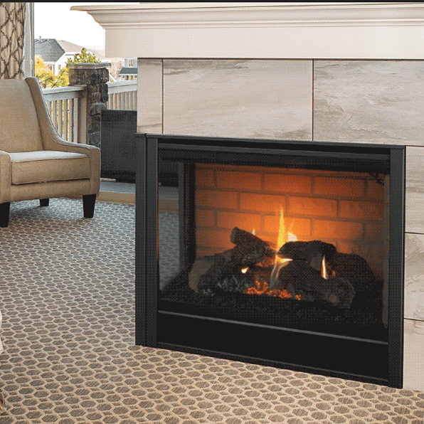 Majestic 36" Left Corner Direct Vent Gas Fireplace